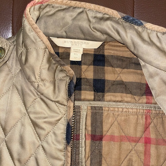 Zip quilted jacket Burberry Brit - Picture 5 of 7